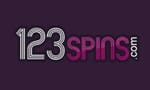 123 Spins logo, a Jumpman Gaming brand