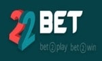 22Bet logo, the flagship sister site of Slotrave