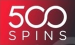 500 Spins logo, a Jumpman Gaming sister brand