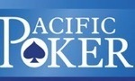 Pacific Poker logo, part of the 888 and Dragonfish family