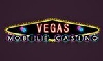 Vegas Mobile Casino homepage screenshot