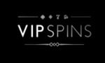 Vip Spins homepage screenshot