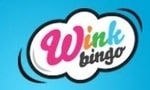 Wink Bingo bingo lobby and slots shown on the website