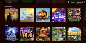 Cocoa Casino slots and lobby screenshot