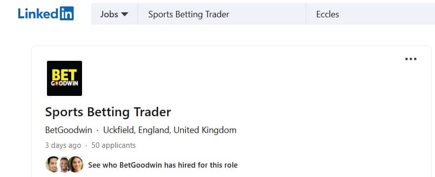 BetGoodwin logo, a UK independent bookmaker