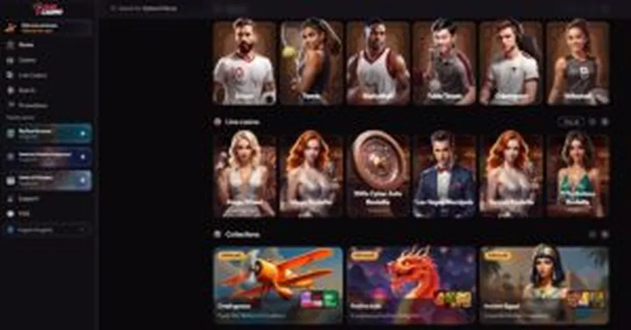 Mad Casino game lobby screenshot
