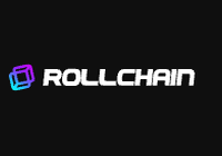 Rollchain logo, a crypto casino sharing Lucky Coin’s Anjouan licence